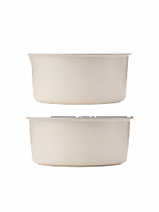 Набор посуды для приготовления с крышками Кремовый Огонёк OG-HOG14